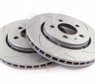 Brake Rotor Set, 256mm Rear Eurospec Slotted